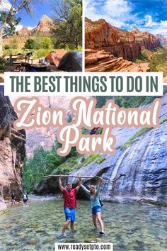 The Best Things to Do in Zion National Park Zion Park, National Park Hikes, Usa Destinations, Angels Landing, Itinerary Ideas, Visit Usa