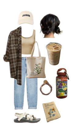 granola aesthetic lifestyle and outfit inspo Granola Girl Outfits, Retro Summer Outfits, Granola Style, Granola Aesthetic, Outdoorsy Girl