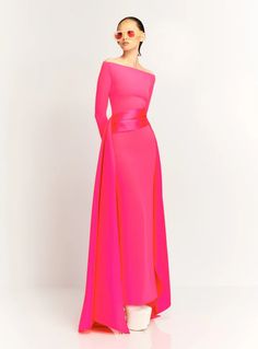 The Irma Maxi Dress in Ultra Pink – Solace London US Solace London, Pink Gown, Formal Dresses Gowns, Pink Gowns, Summer 24, Hijab Dress, Lolita Dress, Winter Dresses, Gowns Dresses