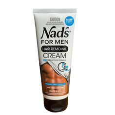 Nad's For Men Hair Removal Cream For Body- Painless Hair Removal For Men- 6.8 Oz Hair Eraser, Ipl Laser Hair Removal, Hair Removal For Men, Laser Hair Removal Device, Painless Hair Removal, Silky Smooth Hair, Sugar Waxing, Wax Strips, Body Waxing