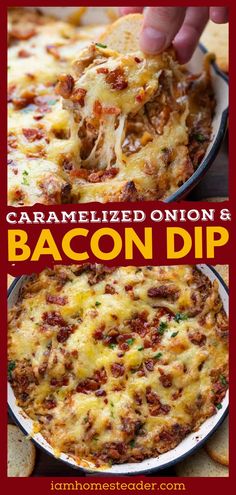 bacon dip is an easy and delicious appetizer