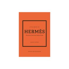 an orange book cover with the title'little book of hermes'on it