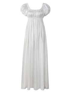 PRICES MAY VARY. Nice and elegant gown perfect for regency era costume or dress up party Quality Polyester Taffeta The neckline is elasticized and can be pulled low off the shoulders and the empire waistline is also elastic Made with taffeta satin Item: Regency Dress Empire Waist Ball Gown Jane Austen 
 Nice and elegant gown perfect for regency era costume or dress up party. 
 Made with taffeta satin. 
 The neckline is elasticized and can be pulled low off the shoulders and the empire waistline Regency Maternity Dress, Empire Waist Ball Gown, Regency Outfits, Jane Austen Clothing, 1800 Dresses, Regency Ball Gown, 1840s Dress, Regency Era Dress, Regency Ball