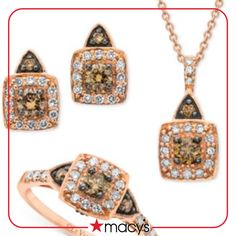 in stock Luxury Brown Jewelry With Diamond Accents, Halo Jewelry, Levian Jewelry, Chocolate Diamond, Chocolate Diamonds, Le Vian, White Diamond Ring, Square Pendant, Metal Earrings