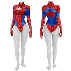 Get your swimsuit game on point with our Spider-Woman Mary Jane Swimwear! Featuring a jumpsuit design, back zipper closure and inspired by Marvel Comics' iconic character MJ. Gwenpool Cosplay, Spider Woman Costumes, Halloween Tights, Jumpsuit Design, Jumpsuit Costume, Rave Fits, Swimwear One Piece, Costumes For Teens, Womens Mary Janes