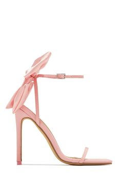 Shoe Model, Strap High Heels, Bold Dresses, Bow Style, Pink High Heels, Ankle Strap High Heels, Spring Fashion Outfits, Pink Heels, 5 Inch Heels