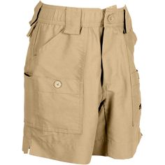 Gear up your young angler with AFTCO Youth Khaki OG Fishing Shorts! Made with durable 3-Ply DuPont™ Supplex® Nylon, these shorts boast seven pockets, including a Cordura® lined pliers pocket. A stretch elastic waistband and DWR stain resistance add convenience and comfort to their fishing adventures. Double-lined seat for extra durability. Fishing Shorts, Dress Purse, Fishing Adventure, Top Graphic Tees, Brand Story, Kids Shorts, Pliers, Color Khaki, Rompers Women