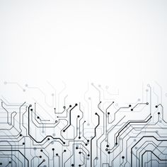 an abstract circuit board background with space for your text or image in black and white