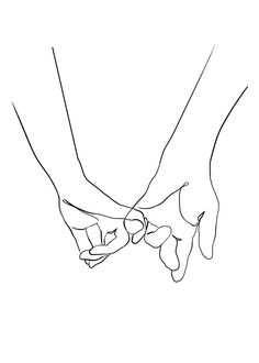 two hands holding each other with their fingers