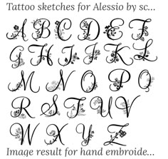 the font and numbers for tattoo designs