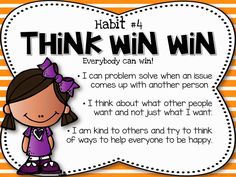 an orange and white striped background with the words think win written in black on it