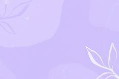 a purple background with leaves and bubbles