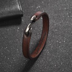 Material: leather Color: black, brown, coffee Size: 18.5/20/22 cm Customized: support Gift Choice: bracelet for men, father's day gift Classic Engraved Brown Leather Bracelet, Classic Brown Engraved Leather Bracelet, Vintage Brown Leather Bracelet As A Gift, Vintage Brown Leather Strap Bracelet As Gift, Vintage Brown Leather Bracelet As Gift, Everyday Engraved Brown Leather Bracelet, Everyday Brown Engraved Leather Bracelet, Masculine Leather Bracelet For Father's Day, Engraved Brown Leather Bracelet