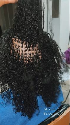 Human Hair Micro Braids Black Women, Micro Locs Braids, Microtwist Extension, Microloc Extensions Permanent, Micro Locs Extensions, Large Microlocs, Micro Locs Crochet, Microlocs Extensions, Micro Locks Hair Styles