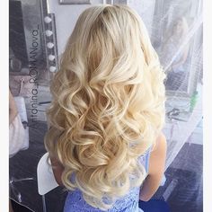 Hairstyles 2000s, Barbie Blonde, Hair Extension Care, Pageant Hair, Big Curls, White Blonde, Clip In Hair, Tape In Hair Extensions