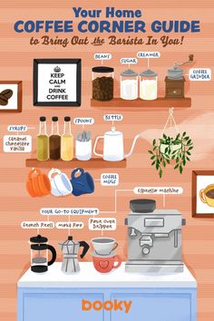 the coffee corner guide to bring out as baristain in you infographical