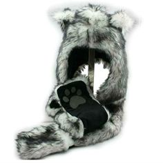 PRICES MAY VARY. Novelty Halloween Cosplay 3-in-1 Function One Size Fits for All Perfect for Party Unisex 3-in-1 Function Scarf, Hat, and Mittens Perfect for party or Halloween One size fits most Adults and Teens Zipper side pocket White Wolf Anime, Wolf Halloween Costume, Hoods (hat), Wolf Anime, Wolf Hat, Wolf Animal, Wolf Costume, Wolf Ears, Faux Fur Hat