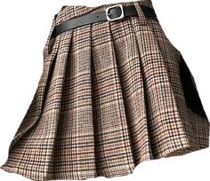 Trendy Pleated Brown Mini Skirt, Brown Pleated Mini Skirt, 2022 Skirt, Brown Plaid Pleated Skirt, Brown Grid, Plaid Skirt Brown, Grid Skirt, Brown High-waist Pleated Mini Skirt, Plaid Brown