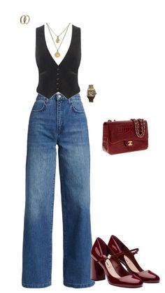 Outfit Chic, Looks Chic, 가을 패션, Mode Vintage, Looks Style