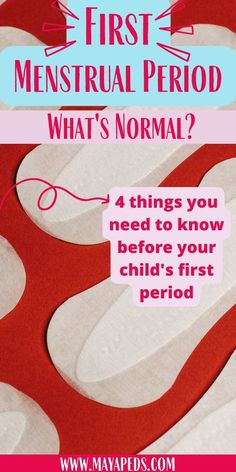 First Menstrual Periods in Teens and Tweens: Everything a parent needs to know about their child's first period including when to expect the first periods to start, how menstrual periods in those just starting are different than periods in adults, what period symptoms require medical attention, general period tips (tracking periods, advocating for oneself) and overview of period products for teens. No medical advice. Information only. How To Tell Your Mum You Got Your Period, How To Know If You Got Your First Period, What Is A Period, How Do You Know When Your Period Starts, How To Get My Period To Start, First Time Period Tips, Men And Periods, Symptoms Of Period Coming, How To Get Your Period To Start Now