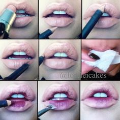 Interesting..... Lora Arellano, Honey Love, Ombre Lips, Fan Brush, Fx Makeup, Goth Makeup, Small Fan