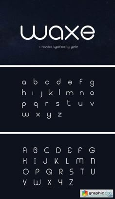 some type of font that is in different styles and sizes, including the lower letters