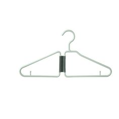 a white hanger on a white background