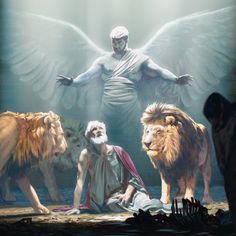 Daniel In The Lion's Den, Jehovah Witness Quotes, Biblical Art, Jehovah's Witnesses, Jesus Pictures, Bible Art