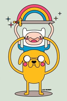 adventure time finn and finn from adventure time with rainbow rings on his head cartoon characters, character drawing, person, adventure time, cute pictures, fan art, drawings, the incredible, cartoons, animation, my life, cool stuff