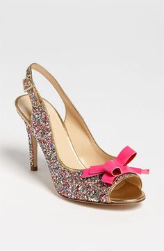 kate spade new york 'claudia' pump Party Pumps, Shoe Gallery, Glitter Heels, Va Va Voom, Glitter Shoes, Up Girl