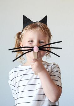 Girls Cat Costume, Cat Girl Costume, Black Cat Costume, Cat Costume Diy, Black Cat Costumes