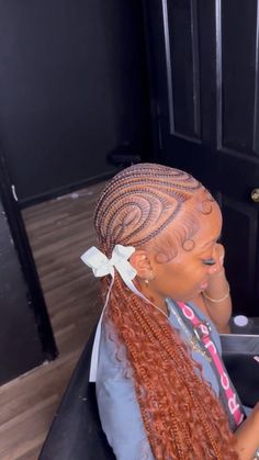 Freestyle Alicia Keys Braids, Hairstyle For School Braided, Alisha Keys Braids Boho, Hairstyle With Weave Braided, Alia Keys Braids, Alicia Keys Braid, Braided Hairstyles Feed In Braids, Ginger Alicia Keys Braids, Small Alicia Keys Braids With Curls