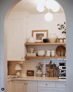 the kitchen is clean and ready to be used for cooking or baking, as well as other things