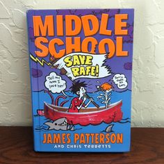 the book middle school save raff by james patterson is sitting on a table