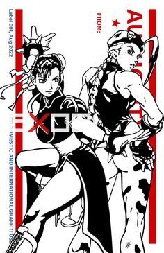 Chun-Li And Cammy - Print Artwork Street Fighter Girls, Ken Masters, Cammy Street Fighter, 3 Strikes, Street Fighter Characters, Fighter Girl, Female Fighter, Retro Video, Classic Video Games