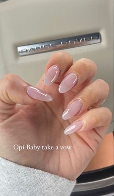 Milky Nails, Nagellack Trends, Her Nails, Classy Acrylic Nails, Minimalist Nails, Opi Nails, Dream Nails