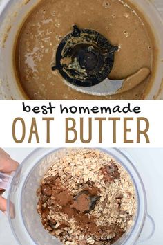 the best homemade oat butter recipe in a blender