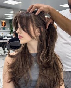 Wispy Curtain Fringe, Fringe Styles, Styles For Long Hair, Haircuts For Long Hair With Layers, Curtain Fringe, Fall Hair Cuts, Hairstyles For Layered Hair