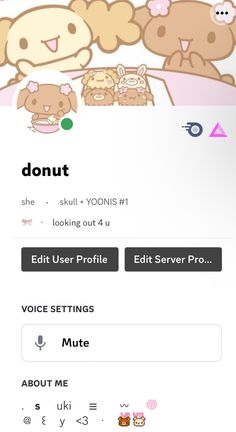 an iphone screen showing the user's account for donut, which is being displayed on