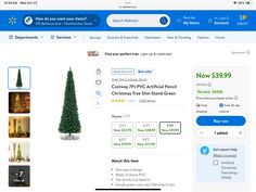 the christmas tree is on sale for $ 39 99