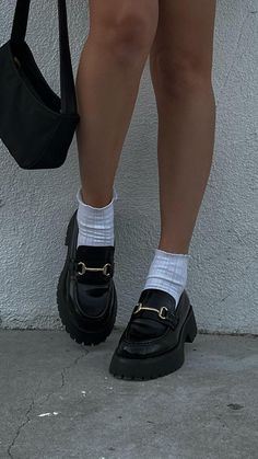 Galaxy Stuff, Loafers Outfit, Platform Loafers, Trendy Shoes