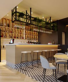 BOWLING CLUB :: Behance Comercial Interior Design, Bar Lounge Design, Modern Home Bar, Furniture Design Sketches, Barber Shop Decor, Bar Interior Design