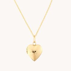 Dollhouse Engravable Gold Heart Locket Catbird Jewelry, Personalized Charm Necklace, Custom Charm Necklaces, Gold Heart Locket, 3 Characters, Gold Medallion, Pearl And Diamond Earrings, Diamond Gift