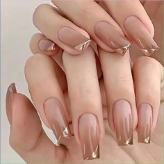 Nude Nail Designs, Coffin Press On Nails, Nail Designs Spring, Fall Nail Designs, Manicure E Pedicure, Artificial Nails