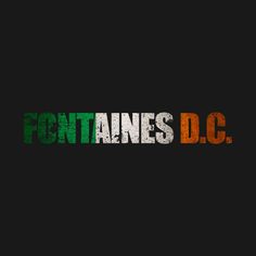 the logo for fontanes d c, which is made out of irish flag colors