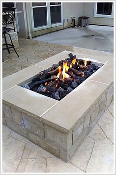 Patio Seating - It is over. You don't have to hunt for it anymore. Just get it from here by clicking on the link. Stone Gas Fire Pit, Outdoor Patio Seating, Easy Fire Pit, Outdoor Fire Pits, Yard Deck, Fire Tables