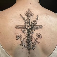 Cross Tattoos For Men Tattoo Vector Art Christian Cover Up Tattoos For Women, Biblical Couple Tattoos, Shoulder Cross Tattoo Men, Christian Chest Tattoo, Forarms Tattoo Designs, Floral Cross Tattoos For Women, Tattoos For Women Cross, Treaty Oak Revival Tattoo, Cross And Flower Tattoo