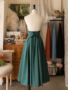 This price includes a skirt and a free KC (not for sale) only, others are not included.   	 		 			Size 			S 			M 			L 			XL 			2XL 		 		 			Waist 			66 			72 			78 			84 			90 		 		 			Full Length 			89 			90 			91 			92 			93 High Waist Green Maxi Skirt For Party, Green Fitted A-line Maxi Skirt, Green Midi Skirt Dress For Party, Cotton Long Skirt For Party, Fitted Green Maxi Skirt With Gathered Detail, Cotton Full Skirt For Party, Party Full Skirt In Cotton, Cottage Core Skirt, Vintage Skirt Pattern