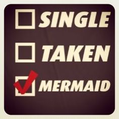 a sign that says single taken and mermaid