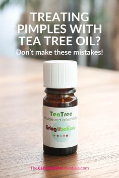 Tea Tree Oil can be a great natural remedy for acne and breakouts, but, you've got to be using it properly. Click through to find out how to get the best results, and what not to do! | www.theclearskinessentials.com #acne #teatreeoil #essentialoils #clearskin #naturalskincare Remedy For Acne, Tea Tree Oil Uses, Tea Tree Oil For Acne, Acne Oil, Acne Remedies, Skin Remedies